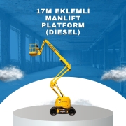 17m eklemli manlift platform diesel 1