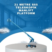21 metre s65 teleskopik manlift platform 1
